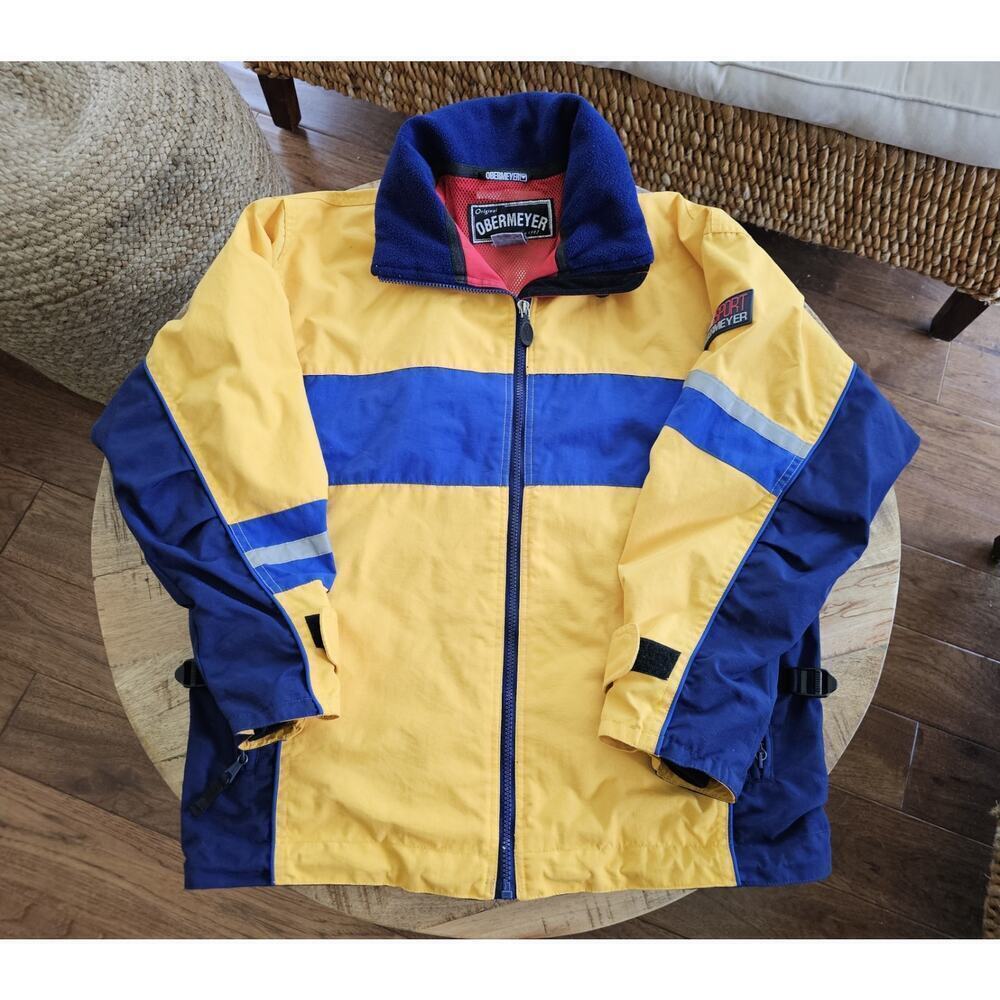 Obermeyer Vintage 90's Colorblock Ski Jacket Women's Size 8 USA